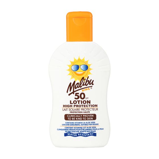 MALIBU SPF50 KIDS HIGH PROTECTION LOTION - 200ML