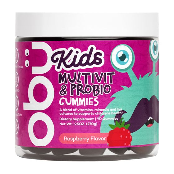 OBU KIDS MULTIVITAMIN & PROBIOTIC 90`GUMMIES