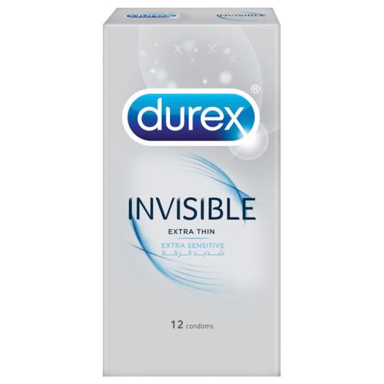 DUREX CONDOM INVISIBLE EXTRA SENSITIVE 12PCS