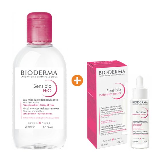 BIODERMA SENSIBIO DEFENSIVE SERUM+SENSIBIO H2O 250ml OFFER