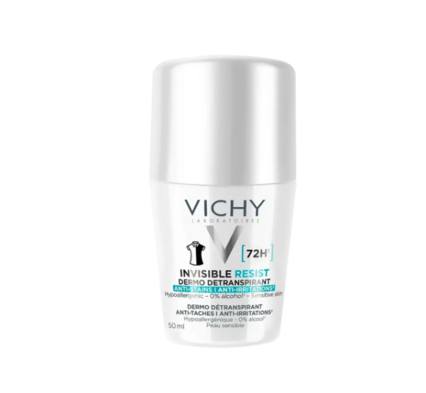 VICHY DEO ROLL INVISIBLE RESIST 72H